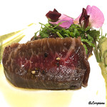 カーサ・デル・チーボ - 黒毛和牛ランプ肉のカルネサラータ