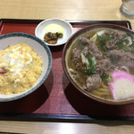 ふじや - 肉うどん＆ミニ玉丼