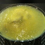 スゥリル - 厚岸産　牡蠣のバヴァロワと生牡蠣　柚子香る海水のジュレのカクテル仕立て