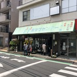 川の先の上 - ミツワセンター外観