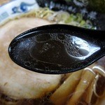 旭川らぅめん青葉 - 正油らぅめん　スープ