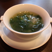 中国料理 かなめ - ミニランチコース１８００円（スープ）