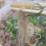 中華そば 萬福 - ストレート麺でうまい