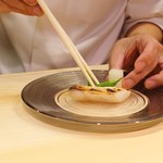 Takasegawa Maki - 真名鰹～まながつお～の西京焼き　ゴルゴンゾーラがけ