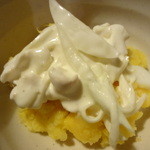 丹波地鶏とビオワイン 六賢 - 安納芋（付き出し）