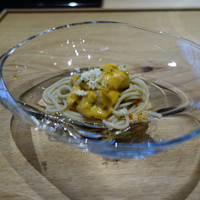 霜止出苗 - 蕎麦と雲丹