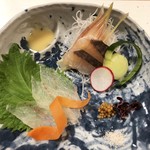 鰻はし本 - うな刺しと岩魚