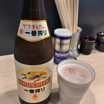 はな火屋 - 瓶ビール 500円