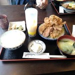 旬の里 もり田 - から揚げ定食