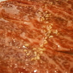 焼肉 山水 - 23年12月　ハラミ塩で