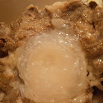 焼肉 山水 - 23年12月　コムタンクッパ　髄の部分アップ