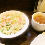 みすたーらいおん - サラダ　スープ
