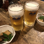 炉ばた庄屋 - まずは祝杯！