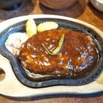 びっくりドンキー - ホットペッパーバーグステーキ