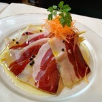 Restaurant LE MiDi - ジビエ：イノシシ肉の生ハム
