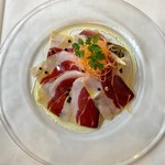 Restaurant LE MiDi - ジビエ：イノシシ肉の生ハム