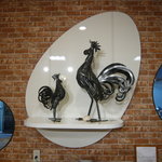 たまご屋のＳｗｅｅｔｓ工房　RANKO - ２羽のニワトリがお出迎え