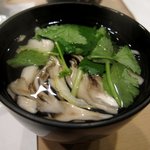 帆掛鮨 - お吸い物（12/11）