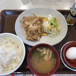 Sukiya - 豚生姜焼き朝食（税込400円）
