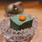 日本料理 幸庵 - 蓬豆腐黄身酢添え