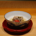 日本料理 幸庵 - みやじ豚の山椒煮 熊本プリンセストマト添え