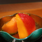 日本料理 幸庵 - 宮崎マンゴーとクインシーメロン