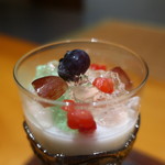 日本料理 幸庵 - ココナッツヨーグルトムース