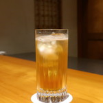 日本料理 幸庵 - アールグレイの梅酒ソーダ割り