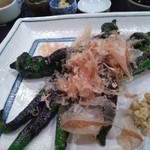 禅紫 - 万願寺甘とう焼きびたし