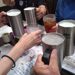 禅紫 - ビールと焼酎・烏龍茶で乾杯