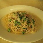 トラットリア　カンパーナ - しらすと菜の花のスパゲッティ