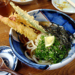 なかまる - えび天うどん　５５０円