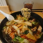 農家レストラン より処 山紫 - 野菜五目あんかけラーメン ２