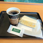 タリーズコーヒー - オリジナルエッグサラダサンドモーニング580円