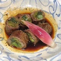 牛肉と九条葱の南蛮焼き
