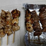 やきとり ゆうちゃん - ブタ、とり、ハツ