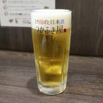 つかふき屋 - 生ビール