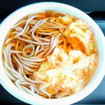 そば処ふじさと - 天ぷら蕎麦　250円