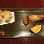 りょうりや 御旅屋 - ぶり照り焼き  下仁田葱天麩羅