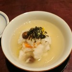 りょうりや 御旅屋 - 車海老とむかごと海老芋