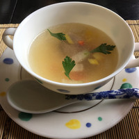 日本料理 華厳 - 鴨と冬瓜のコンソメスープ