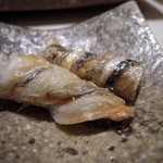 すし匠 - さよりの皮炙り