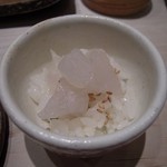 すし匠 - かわはぎの身ごはん