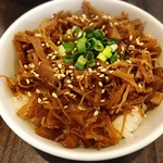 らーめん森や。 - ホタテの貝柱のしぐれ煮ごはん