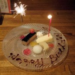 ラ プランシュ - 誕生日祝いのデザート