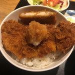 そば季寄 武蔵屋 - ロースかつ天丼