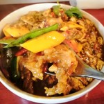 大衆中遊華食堂 八戒 - 夏野菜&海老