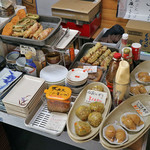 手打ちうどん ぶれーど・う - 揚げ物コーナー