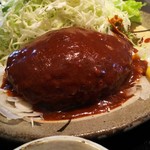 レストラン 牛石 - ハンバーグ、ぱんぱんです！