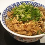 Yoshinoya - ねぎ塩牛カルビ丼の特盛り(790円)